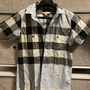 Authentic Burberry boys Checked shirt